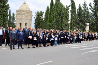 27 sentyabr 2025-ci il tarixdə Samux şəhərində Samux Şəhidləri Kompleksinin önündə “Anım günü”nə həsr olunmuş ümumrayon tədbiri keçirilib.