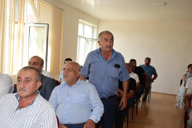 Qovlarsarı kənd sakinləri ilə səyyar görüş keçirilib.