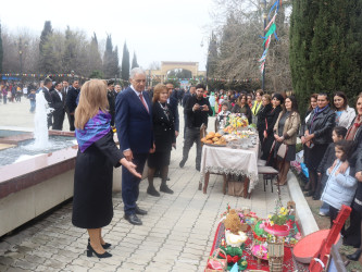 Samuxda Novruz bayramı münasibətilə ümumrayon şənliyi keçirildi.