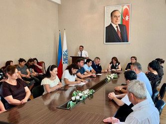 Samuxda “Heydər Əliyev – Milli memarlıq və quruculuq məktəbinin banisidir" mövzusunda tədbir keçirilib.