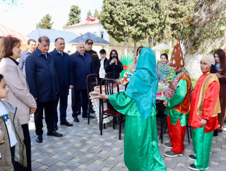 Samuxda Novruz bayramı münasibətilə ümumrayon tədbiri keçirilib.