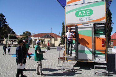 “Səyyar Sağlam Həyat” layihəsi Samux Parkında da keçirilib.