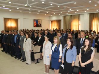 Samuxda Ümummilli Lider Heydər Əliyevin anadan olmasının 102-ci ildönümü qeyd olunub