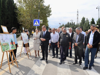 Samuxda “27 sentyabr - Anım Günü” ilə əlaqədar məktəblilərin rəsm sərgisi keçirilib