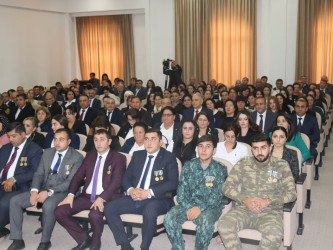 YAP Samux rayon təşkilatı Yeni Azərbaycan Partiyasının yaradılmasının  30 illiyi münasibətilə konfrans keçirib