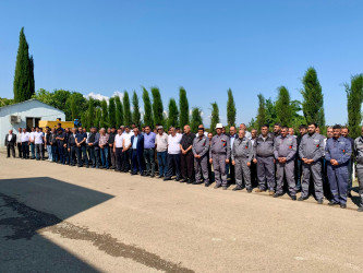 Samux rayonunda 5 iyun-Su təsərrüfatı və meliorasiya işçilərinin peşə bayramı qeyd edilib.