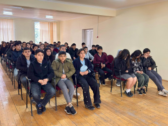 Samuxda “Radikal ideologiyalara qarşı dini-mənəvi immunitetin gücləndirilməsi” ,“Gənclər arasında ailənin və nikahın əhəmiyyəti” və “Zərərli vərdişlərdən uzaq duraq“ mövzularında tədbir keçirilib.