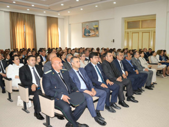 Samuxda Ümummilli Lider Heydər Əliyevin anadan olmasının 102-ci ildönümü qeyd olunub