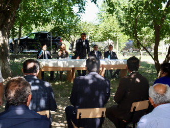 Samuxda Kəsəmən kənd sakinləri ilə növbəti səyyar görüş keçirilib.