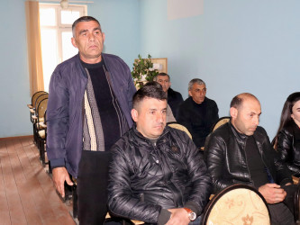 Samux şəhər sakinləri ilə səyyar görüş keçirilib.