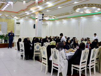 Samuxda Ramazan ayı münasibəti ilə dəfə iftar süfrəsi açılıb