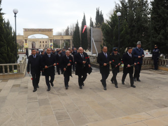 Samux rayonunda Xocalı soyqırımı qurbanlarının xatirəsi yad edildi.