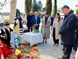 Samuxda Novruz bayramı münasibətilə ümumrayon tədbiri keçirilib.