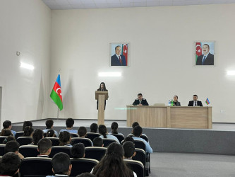 Samuxda “Narkomaniya ilə mübarizə” və “Erkən nikah və bunun təhsil həyatına təsiri” mövzusunda tədbir keçirilib.