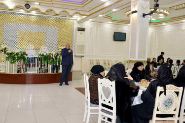 Samuxda Ramazan ayı münasibəti ilə dəfə iftar süfrəsi açılıb