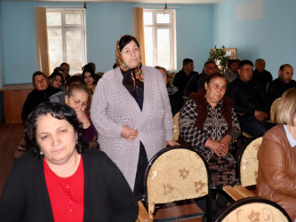 Samux şəhər sakinləri ilə səyyar görüş keçirilib.