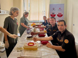 Samuxda növbəti qanvermə aksiyası keçirilib.