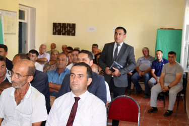 Samux rayonunun Yenikənd kənd sakinləri ilə  növbəti səyyar görüş keçirilib.