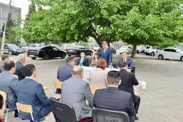 Samux rayon Alıuşağı kənd sakinləri ilə səyyar görüş keçirilib.