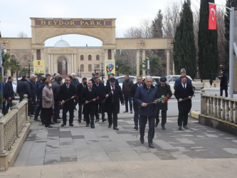 Samux rayonunda Xocalı soyqırımı qurbanlarının xatirəsi yad edildi.