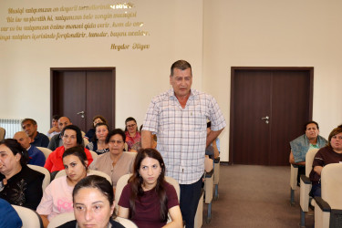 Samux rayonunun Sərkar kənd sakinləri ilə səyyar görüş keçirilib.