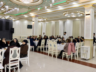 Samuxda Ramazan ayı münasibəti ilə dəfə iftar süfrəsi açılıb