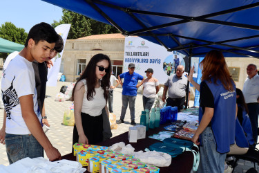 Vətəndaşların böyük marağına səbəb olan “Tullantıları hədiyyələrə dəyiş” tədbiri Samuxda keçirilib.