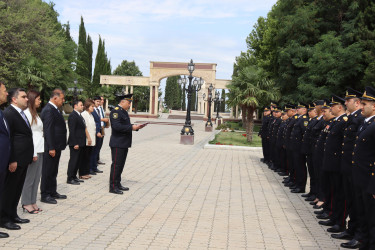 Samux rayonunda Azərbaycan polisinin yaranmasının 107-ci ildönümü münasibəti ilə tədbir keçirilib.