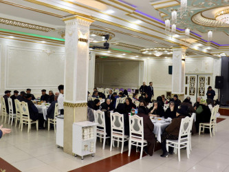 Samuxda Ramazan ayı münasibəti ilə dəfə iftar süfrəsi açılıb