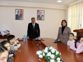 Samux rayonunda Novruz bayramı münasibətilə şəhid övladları ilə görüş keçirilib