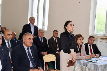 Samux rayonunun Qaraağaclı qəsəbə sakinləri ilə növbəti səyyar görüş keçirilib.