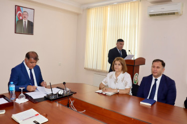 Samuxda kənd təsərrüfatının inkişafına dair 2026-2030-cu illəri əhatə edən İş Planının hazırlanması ilə bağlı müşavirə keçirilib