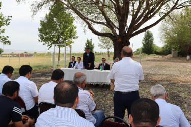 Samuxda Aşağı Ağasıbəyli kənd sakinləri ilə səyyar görüş keçirilib.