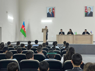 Samuxda “Narkomaniya ilə mübarizə” və “Erkən nikah və bunun təhsil həyatına təsiri” mövzusunda tədbir keçirilib.