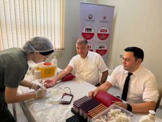 Samuxda növbəti qanvermə aksiyası keçirilib.