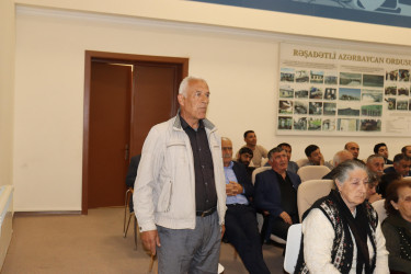 Samuxda Ziyadlı kənd sakinləri ilə səyyar görüş keçirilib.  