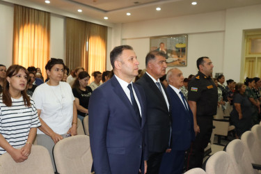 Samux rayonunda “Qərbi Azərbaycan İrsi” kitabının I cildinin təqdimatı keçirilib