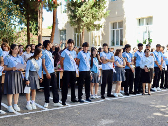 Samuxda məktəblərdə “Son zəng” tədbiri keçirilib.