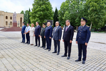 Samux rayonunda polis əməkdaşlarının peşə bayramı qeyd olunub