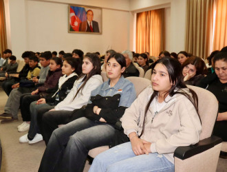 Samuxda “Zəfərimizin ilk qığılcımı Aprel döyüşləri” adlı tədbir keçirilib.