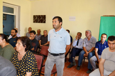 Samux rayonunun Yenikənd kənd sakinləri ilə  növbəti səyyar görüş keçirilib.