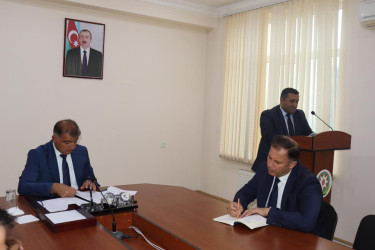 Samux rayonunda payız-qış mövsümünə hazırlığın vəziyyəti müzakirə olunub