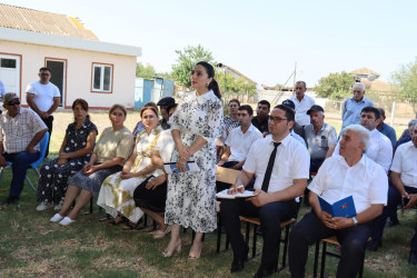 Samux Rayon İcra Hakimiyyətinin başçısı rayonun Aşağı Ağasıbəyli kəndində səyyar görüş keçirib