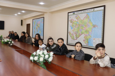 Samux rayonunda Novruz bayramı münasibətilə şəhid övladları ilə görüş keçirilib