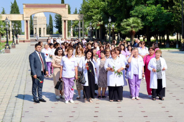 Samux rayonunda “17 İyun - Səhiyyə İşçilərinin Peşə Bayramı Günü” münasibətilə tədbir keçirilib