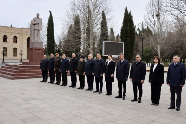 Samuxda Dövlət Təhlükəsizliyi Xidməti əməkdaşlarının peşə bayramı qeyd olunub.
