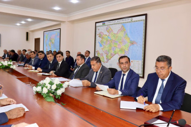 Samux rayonunda payız-qış mövsümünə hazırlığın vəziyyəti müzakirə olunub