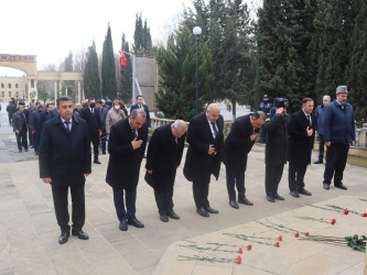 Samux rayonunda Xocalı soyqırımı qurbanlarının xatirəsi yad edildi.