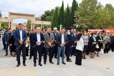 27 sentyabr 2025-ci il tarixdə Samux şəhərində Samux Şəhidləri Kompleksinin önündə “Anım günü”nə həsr olunmuş ümumrayon tədbiri keçirilib.