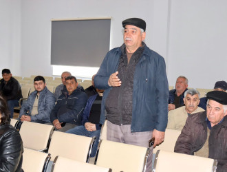 Samuxda Çobanabdallı kənd sakinləri ilə səyyar görüş keçirilib.